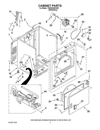 Diagram for YWGD5300VW0