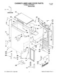 Diagram for 01 - Cabinet Liner And Door Parts