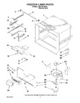 Diagram for 02 - Freezer Liner Parts