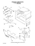 Diagram for 03 - Freezer Liner Parts