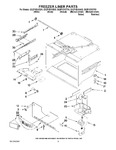 Diagram for 02 - Freezer Liner Parts