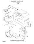 Diagram for 02 - Freezer Liner Parts