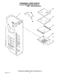 Diagram for 04 - Freezer Liner Parts