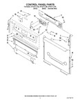 Diagram for 02 - Control Panel Parts