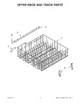 Diagram for 09 - Upper Rack And Track Parts