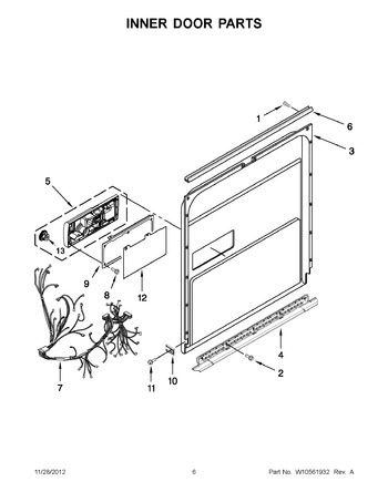 Diagram for KUDL15FXWH6