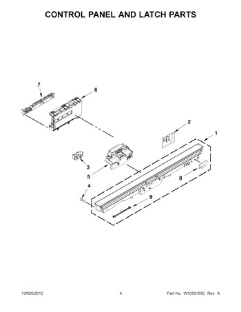 Diagram for KUDE60FXWH5