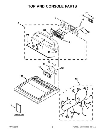 Diagram for 4GWED5500YW1