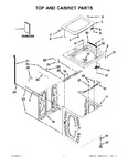 Diagram for 01 - Top And Cabinet Parts