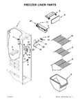 Diagram for 04 - Freezer Liner Parts