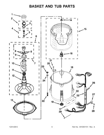 Diagram for 7MWTW1502AW2