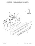 Diagram for 01 - Control Panel And Latch Parts