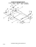 Diagram for 02 - Cooktop Burner Parts