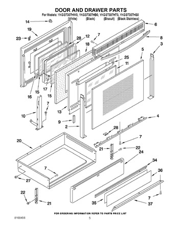 Diagram for YKGST307HW0