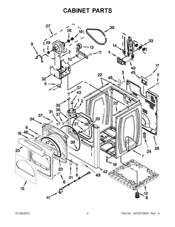 Diagram for WED8600YW2