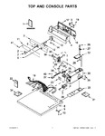 Diagram for 01 - Top And Console Parts