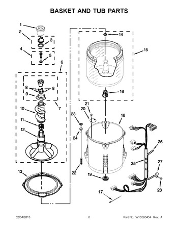 Diagram for 7MWTW1601BQ0