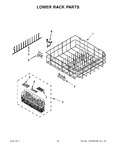 Diagram for 10 - Lower Rack Parts