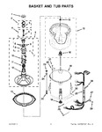 Diagram for 03 - Basket And Tub Parts