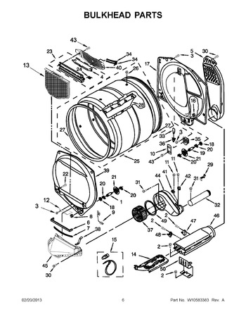 Diagram for WED5600XW1