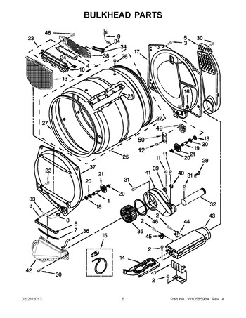 Diagram for 4GWED5500YW2