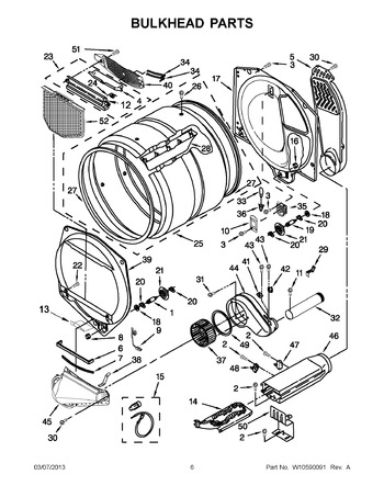 Diagram for WED5610XW1