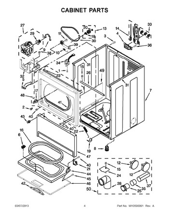 Diagram for WED5610XW1