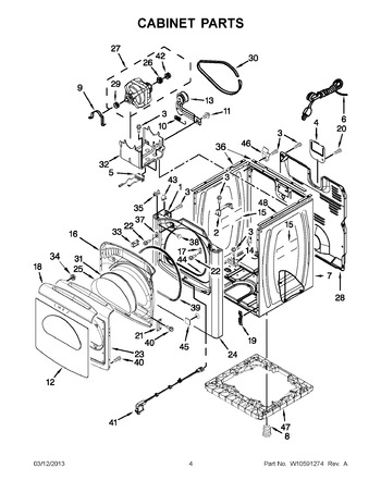 Diagram for WGD8800YW3