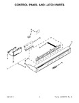 Diagram for 02 - Control Panel And Latch Parts