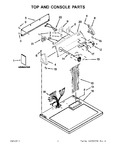 Diagram for 01 - Top And Console Parts