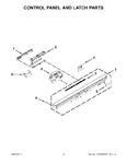 Diagram for 02 - Control Panel And Latch Parts