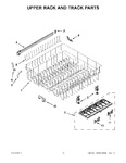 Diagram for 09 - Upper Rack And Track Parts