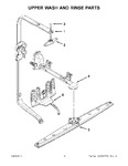 Diagram for 07 - Upper Wash And Rinse Parts