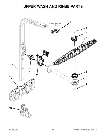 Diagram for KUDS35FXWH9