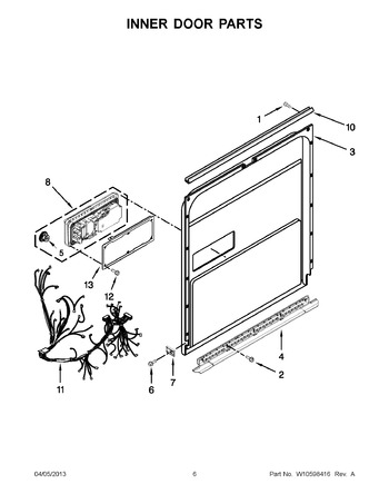 Diagram for KUDC10IXWH8