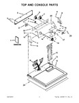 Diagram for 01 - Top And Console Parts