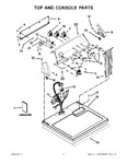 Diagram for 01 - Top And Console Parts