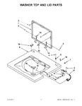 Diagram for 06 - Washer Top And Lid Parts