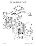 Diagram for 01 - Top And Cabinet Parts