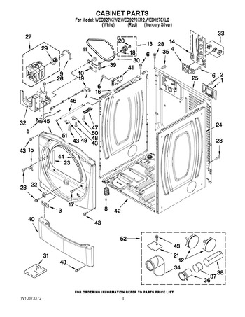 Diagram for WED9270XL2