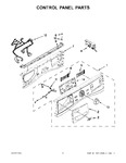 Diagram for 03 - Control Panel Parts