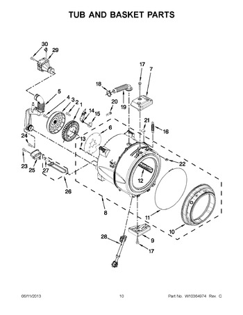 Diagram for WFW94HEXR0