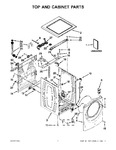 Diagram for 01 - Top And Cabinet Parts