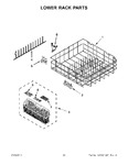 Diagram for 10 - Lower Rack Parts