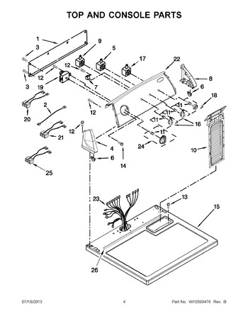 Diagram for 4GWED4900YQ2