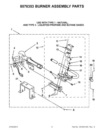 Diagram for WGD5500BW0