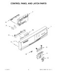 Diagram for 02 - Control Panel And Latch Parts