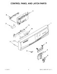 Diagram for 02 - Control Panel And Latch Parts