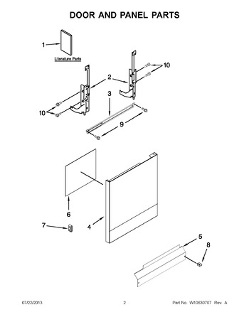 Diagram for IUD3100BW2