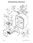 Diagram for 03 - Refrigerator Liner Parts